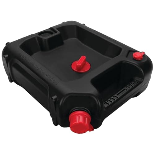 Performance Tool W4076 10-Quart Black Automotive Oil Drain Container