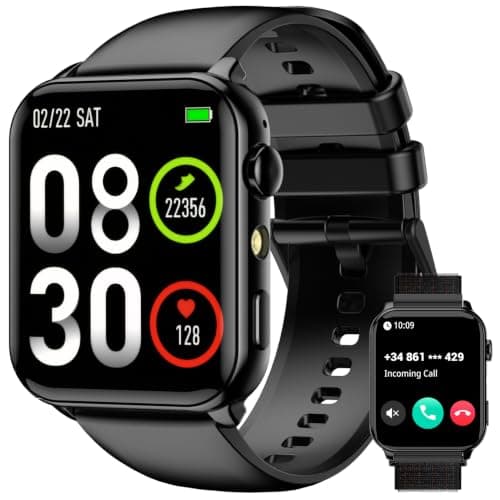 Smart Watches for Men, 1.91" AMOLED Men's Fitness Watch with 7-Day Battery