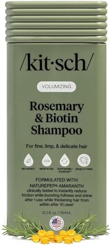 Kitsch Rosemary & Biotin Shampoo for Hair Growth – Made in USA, 12.3 oz