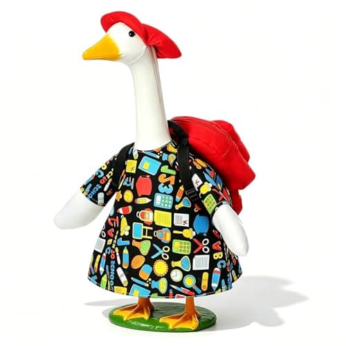 Porch Goose Clothes Back to School Outfit for 23" Lawn Goose School Decor