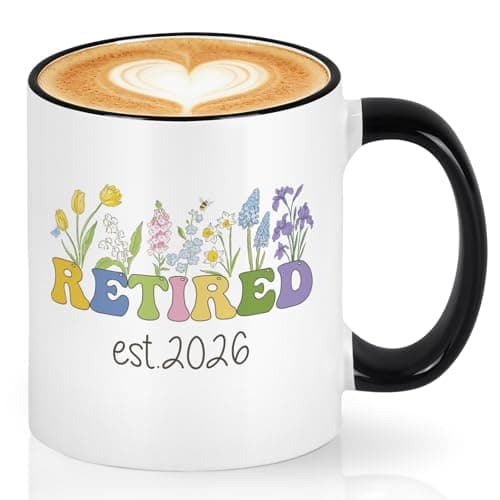 Cabtnca Retirement Gift for Woman, Retirement Mug 11Oz, Retirement Gifts for Women 2026, Retired Birthday Christmas Gift for Women Mom Grandma Teacher Nurse Coworker Boss