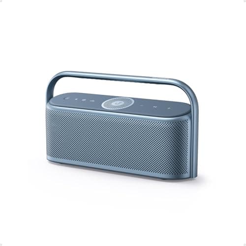 Soundcore Motion X600 Portable Bluetooth Speaker with Spatial Audio, 50W Sound, IPX7 Waterproof, Pro EQ, AUX-in, for Home, Office, Backyard and Bathroom Use (Blue)