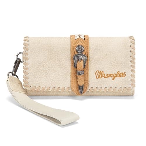 Montana West Wrangler Wristlet Wallets for Women Clutch Purse RFID Blocking Wallet Credit Card Holder
