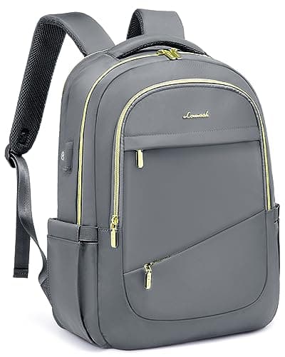 LOVEVOOK Laptop Backpack for Women, Slim Business Laptops Bag with Separate Computer Compartment Stylish Daypack for College Work Travel, Fits 15.6" Laptop