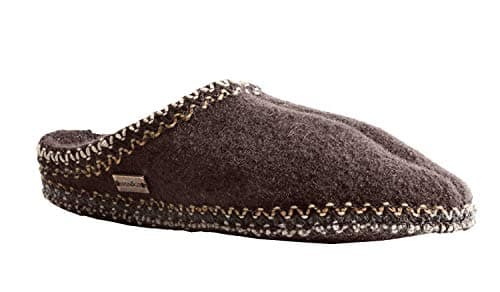 HAFLINGER AS Slipper - Smokey Brown, 41,10 Women/8 Men,611002-63