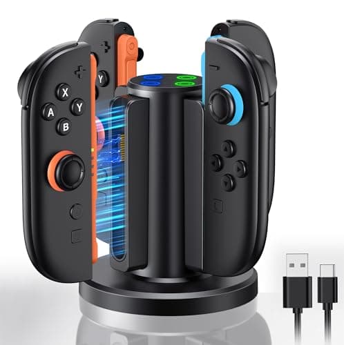 WAXITY Charging Dock for Nintendo Switch 2 Controller 2025