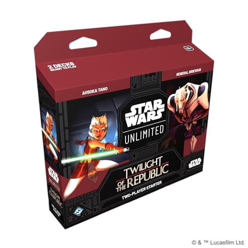 Asmodee Star Wars: Unlimited TCG Twilight of The Republic Starter Set - Master The Clone Wars! Trading Card Game for Kids and Adults, Ages 12+, 2 Players, 20 Min Playtime