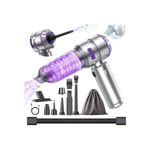 Car Vacuum Cleaner High Power - 22000PA Portable Car Vacuums 4 in 1 Compressed Air Duster & Blower Hand Held Vacuum Cordless with Brushless Motor for Cars Home Office Camping Ideal Gifts for Men women