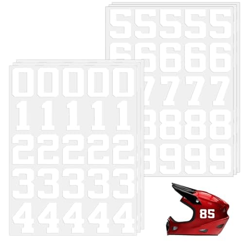 150Pcs 0-9 Number Stickers, Self Adhesive Vinyl Number Stickers