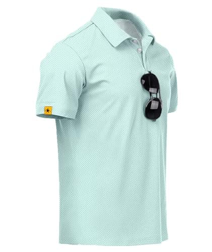 ZITY Mens Golf Polo Shirts Short Sleeve UPF 50+ Moisture Wicking Tshirt 3XL