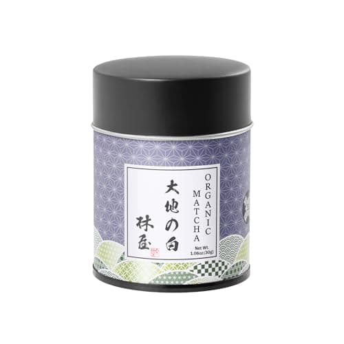 KYOHAYASHIYA Organic Matcha Powder - Daichi - Ceremonial Grade, Authentic Japanese Matcha Green Tea Powder (30g / 1.06oz)