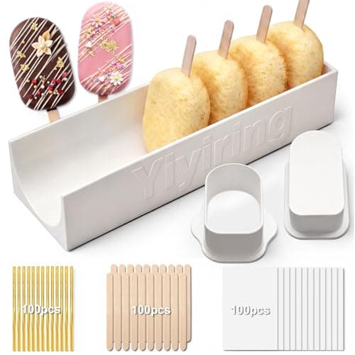 Yiyiring 3.6in Cakesicle Cutter with 9in Tray Cakesicle Mold Set