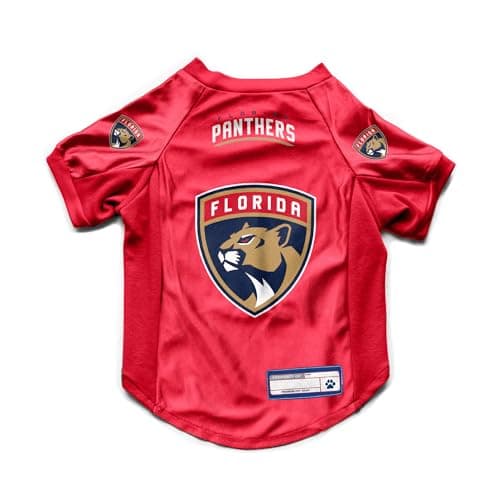Littlearth NHL Florida Panthers Stretch Pet Jersey, Team Color, X-Large