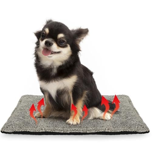 PETZOOKA Self-Warming Cat Bed Pad, Self-Heating Cat Bed Mat Thermal Blanket for Indoor Cats & Small Dogs,30x20 inches
