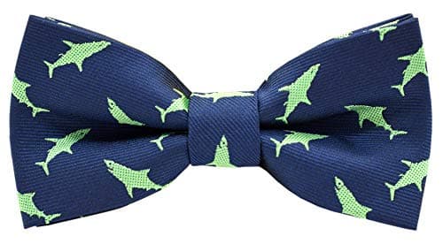 Carahere Boys Bow Tie Handmade Pre-Tied Bowties Fun Pattern Bow Ties for Kids Green