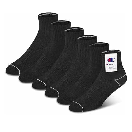 6PK WOMENS CUSHION QUARTER