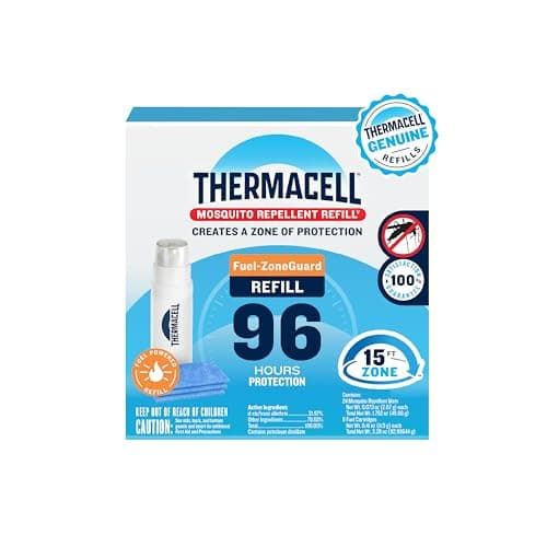 Thermacell Fuel-ZoneGuard Mosquito & Multi-Insect Repellent Refills, 96-Hr