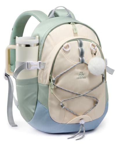 LOVEVOOK School Backpack for Teen Girls, Cute Kids Travel Backpack with Chest Strap, Waterproof College Student Bookbag Purse, Back to School Backpacks Fits 15.6 Inch Laptop & 40oz Tumbler