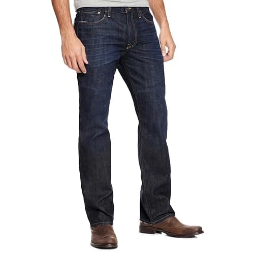 Lucky Brand Mens 181 Relaxed Straight in Oceanside Jeans, Oceanside, 38W X 30L US