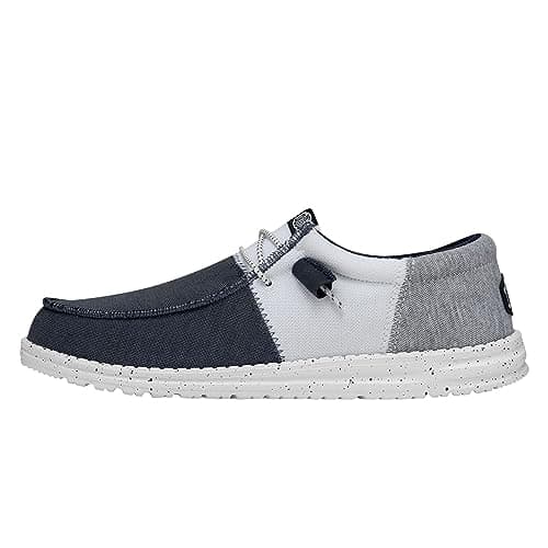 HEYDUDE Wally Tri Varsity Navy M11 Mens Shoes Mens Slip On Loafers
