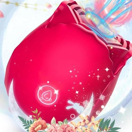 Rose Toy Rose Sex Toys Clit Sucker Sex Adult Toys Vibrator Dildo for Women Clitioral Sucker Vibrates Automatic Electric Machine Games Adult Toys for Couples Red GD-03