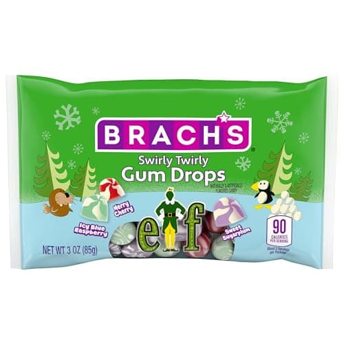 Brach's Elf™ Swirly Twirly Gum Drops, Holiday Candy, 3 oz