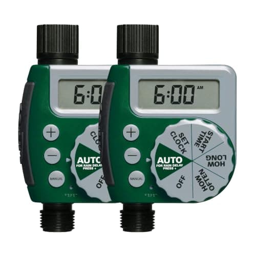 Orbit 62067 1-Outlet Programmable Digital Hose Watering Timer, 2-Pack