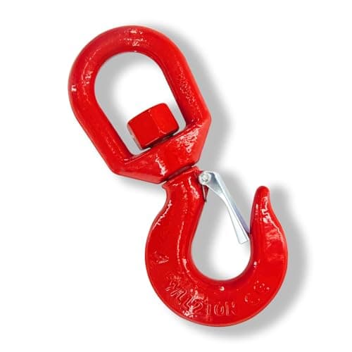 SEUNGCH 2 Ton Swivel Lifting Hook, 1PCS G80 Heavy Duty Swivel Eye Hook