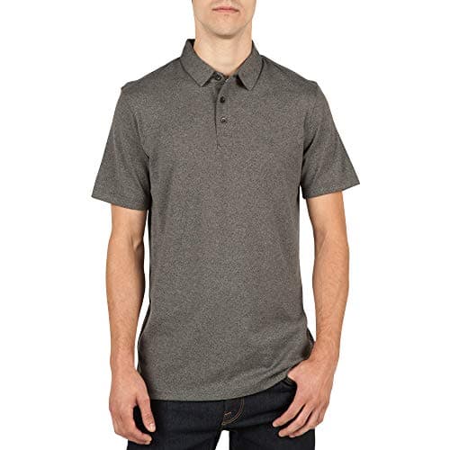 Volcom mens Wowzer Modern Fit Polo Shirt, Stealth, X-Small US