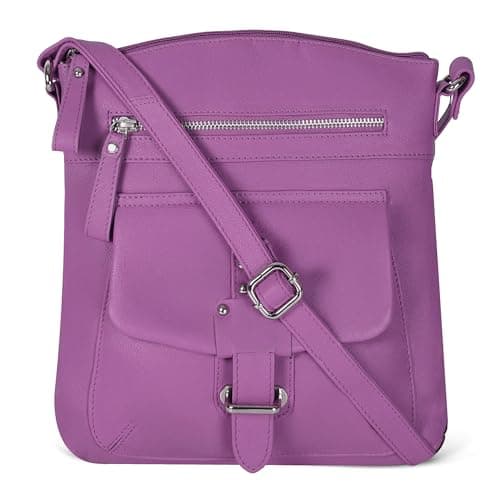 Genuine Leather Crossbody Bag For Women - Medium Cross Body Handbag Purse
