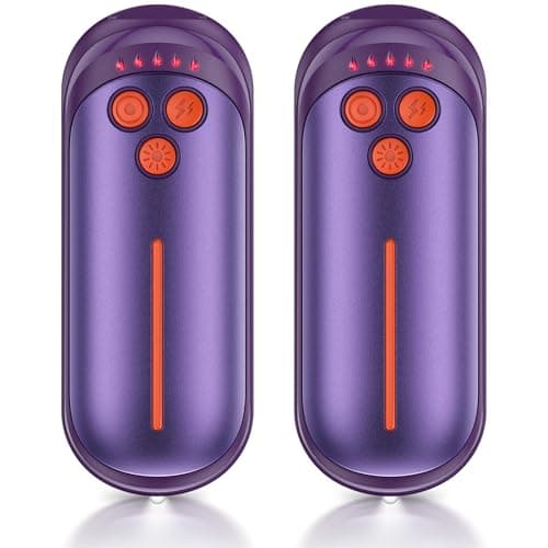 DeeKom Rechargeable Hand Warmers 2 Pack, Rapid Heating Within 3 Seconds