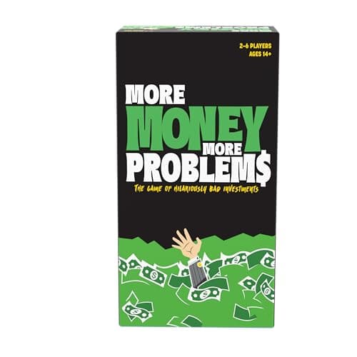 Goliath More Money More Problems Game | The Game of Hilariously Bad Investments | 2-6 Players | Ages 14+
