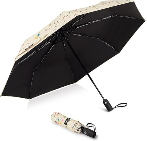 Prospo 46 Inch UPF 50+ UV Protection Umbrella for Sun & Rain