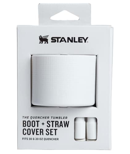STANLEY Quencher Boot and Straw Cover Set for 20/30 oz Tumbler, Pale Stone