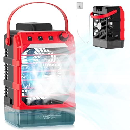 Crtbelfy Misting Fan Compatible For Milwaukee 18V or USB Input Powered