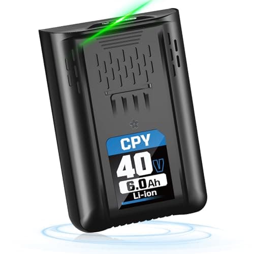CPY Replacement for Kobalt 40V Battery 6.0Ah, Lithium Ion 40V MAX Battery Compatible with KB540-06, KB440-06 KB240-06, KB2540C-06 for Cordless Power Tool Lawn Mower and String Trimmer