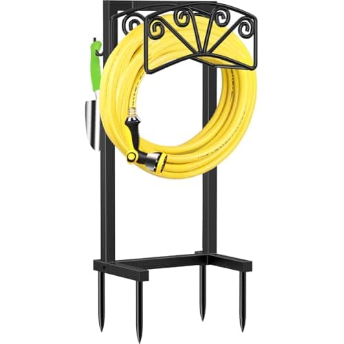 TomCare Garden Hose Holder, Heavy Duty Water Hose Hanger for 160FT Hose