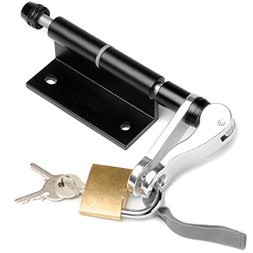 Bike Hitch Pro with Lock by Delta Cycle - Lockable Hitch Securely Holds All 9 x 100mm Bicycle Fork Dropouts & Fits Any Flat Surface - Heavy Mountain, Road Bicycles & eBikes Aluminum