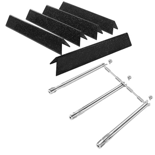 Petrirufun Grill Replacement for Weber Spirit I 300 & GS4 Spirit II 300 Series, 69787 Grill Burner and 15.3" 7636 Flavorizer Bars for Spirit E310 E320 E330 S310 S320 S330 SP330 with Front Control