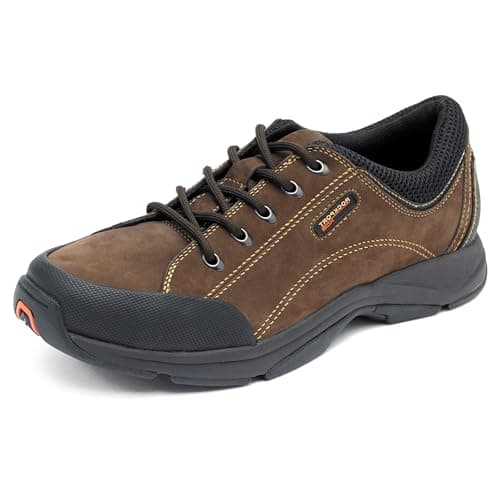 Rockport Mens Chranson Walking Shoe Fashion-sneakers, Dark Brown/Black, 10 Wide US