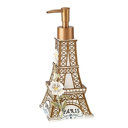 Avanti Linens - Lotion Pump/Soap Dispenser, Resin Countertop Accessories, Stylish Bath Decor (Paris Botanique Collection)
