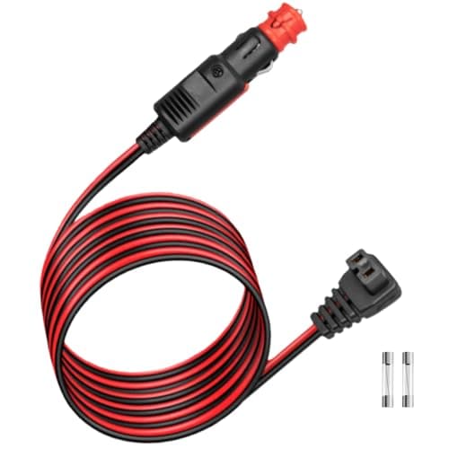 12V/24V Car Refrigerator Power Cord - 10FT Fridge Freezer Cable for Alpicool, COSTWAY, ARB, ICECO, Setpower, Aspenora, JoyTutus