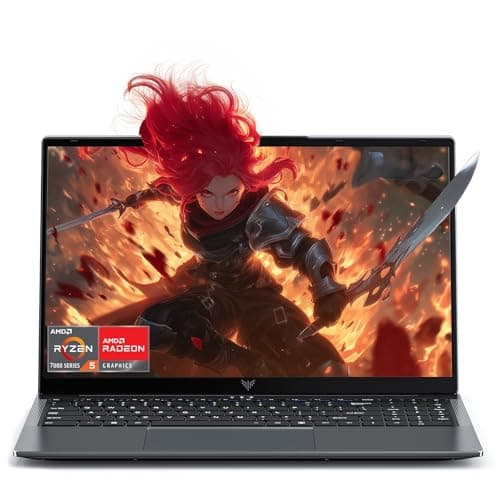 MALLRACE Gaming Laptop,Laptop with AMD Ryzen 7000 Series Processor (Up to 4.3GHz), AMD Radeon Graphics, 16GB DDR4 512GB NVMe SSD, Wi-Fi 6, Type-C, 15.6 inch Windows 11 Laptops Computer for Work