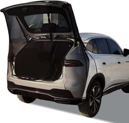 shitoubaihuo 1 Peice Car Tailgate Mesh Screen for Honda Pilot 2009-2015, Tailgate Mesh Screen, Universal Breathable Trunk Shading Netting,L160×205×150cm