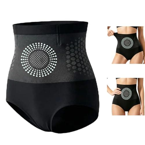 HYYGOCCTV Fat Burning Shorts for Women 2026 Moringa & Berberine Sculpting Fat Burn 4-in-1 Micro-Particle Thermogenic Weight Loss Yoga Pants High Waisted Shaping Shorts(Large,Black)