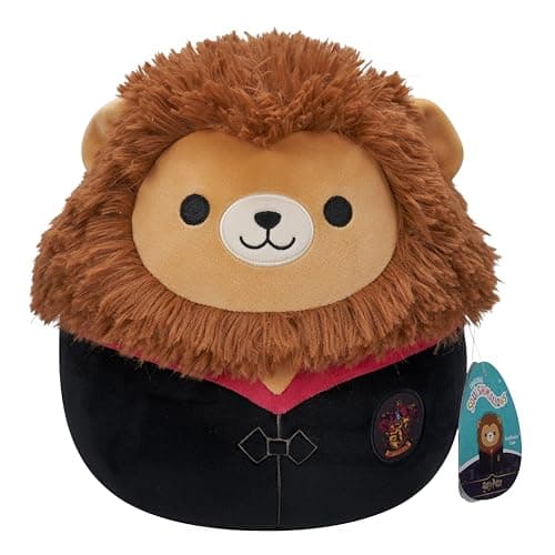 Squishmallows Original “Harry Potter” 10in Gryffindor Lion in Hogwarts Robe Plush - Ultrasoft Official Jazwares Plush (Medium-Sized)