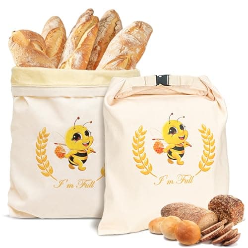 Beeswax Bread Bag,Reusable Bread Bags for Homemade Sourdough