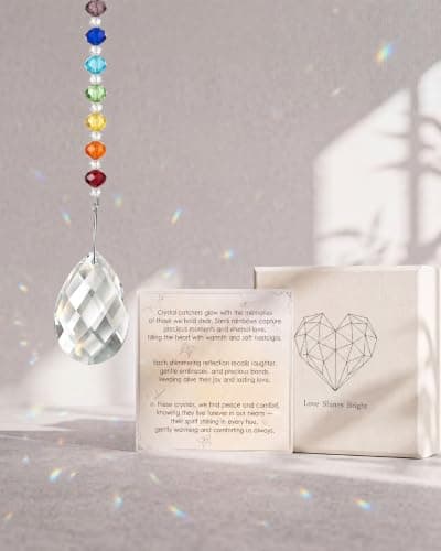 Memorial Crystal Suncatcher, Sympathy Gifts for Loss of Loved One