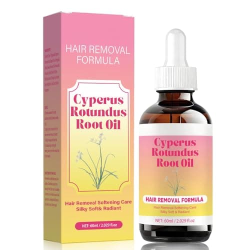 Bigyuan Cyperus Rotundus Oil,Hair removal formula hair inhibition care silky smooth,Natural formula Ideal for Men & Women, 60ml/2 fl.oz