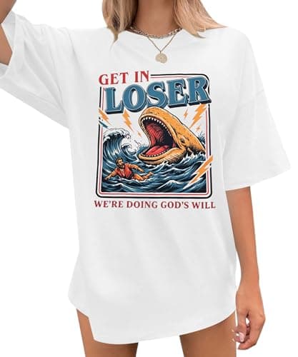 Christian Shirt Women Jesus Oversized Tshirt Rooted in Christ Graphics Tees Tops
